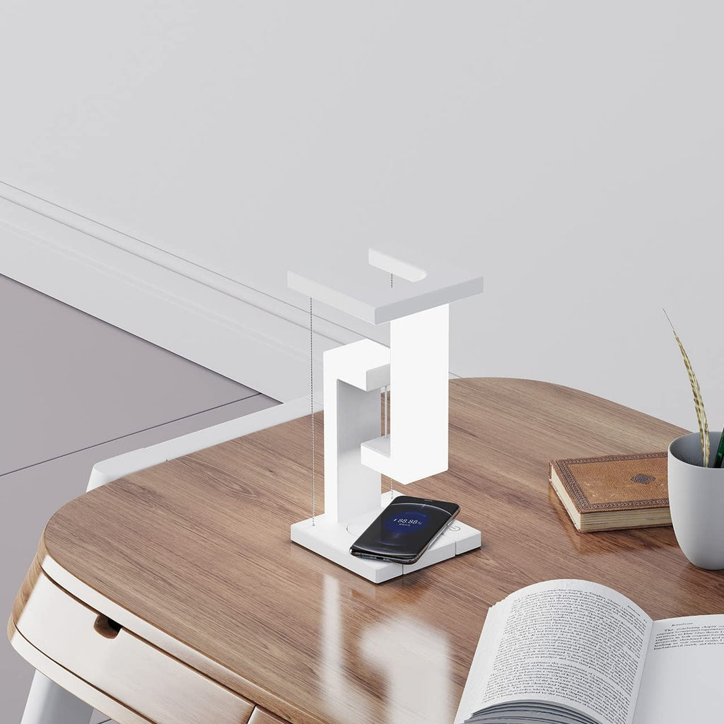 Lampă de birou multifuncțională / Veioză inteligentă cu încărcător wireless