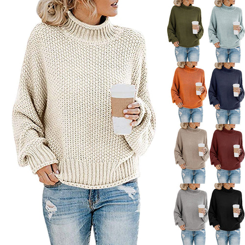 🧶 Pulover Dama Călduros cu Guler Înalt – Stil, Căldură și Confort în Fiecare Zi ❄️