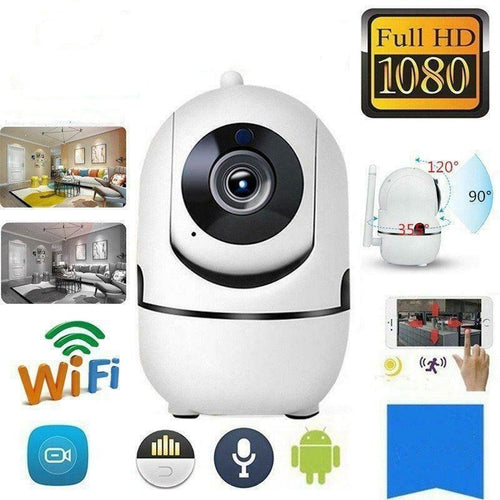 Cameră WiFi IP CCTV Wireless HD 1080P – Securitate Acasă cu Viziune Nocturnă și Comunicare Bidirecțională