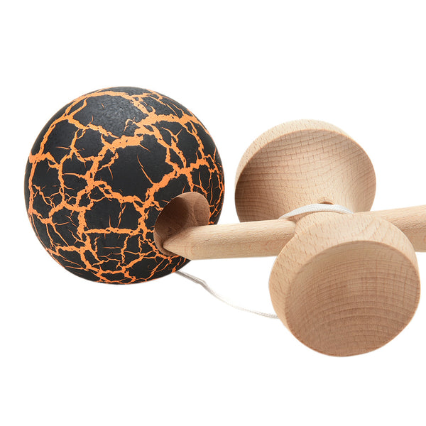 Kendama din Bambus „Safety Crack” – Jucărie Eduvativă și de Îndemânare din Lemn, 7 Culori Vibrante
