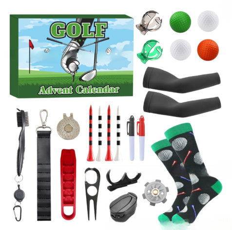 Cadoul Perfect pentru Pasionatul de Golf - Calendar Advent cu Accesorii Esențiale.