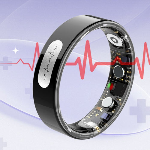Inel Inteligent ER08 – Monitorizare Ritm Cardiac, ECG, Somn și Fitness ⌚