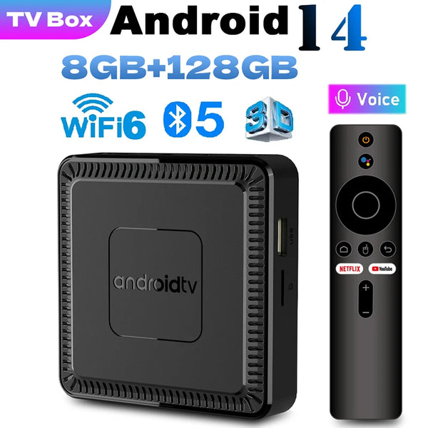 Gata cu Așteptarea! Noul TV Box 8GB RAM, 128GB ROM cu WiFi 6 și Android 14.