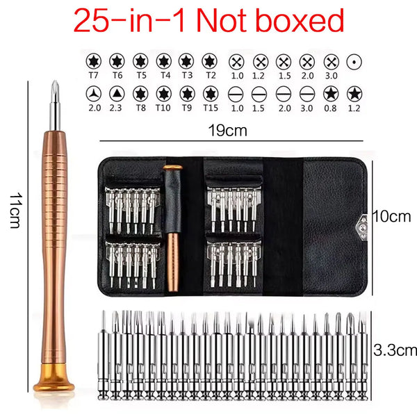 Set Șurubelnițe de Precizie STONEGO 152 in 1, Oțel CR-V, Kit Reparații Laptop, Macbook, Consolă.