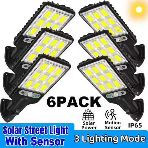 Aplică Perete Exterior Solară cu LED, Senzor Lumină, Rezistentă la Apă, pentru Grădină, Terasă, Gard.