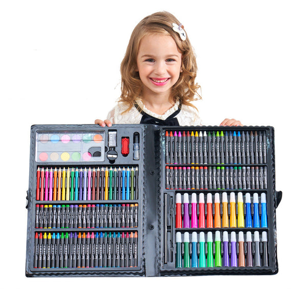 Set de Pictură și Acuarelă – 168 Pixuri Colorate pentru Școală și Hobby ✏️