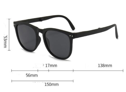 🕶️ Ochelari de Soare Pliabili, Polarizați, la Modă pentru Femei - Protecție UV și Confort Ultralight